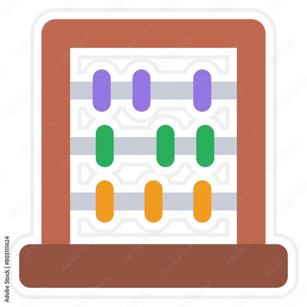 Obraz premium Abacus Icon
