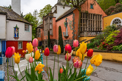 Views around the Welsh Village of portmerion photo