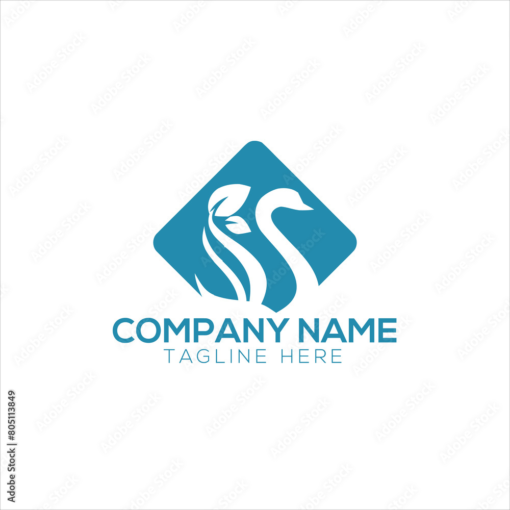 swan Vector Logo Design, Minimalistic Swan Logo Design Template Pro Vector swan Vector Logo Design, Minimalistic Swan Logo Design Template Pro Vector