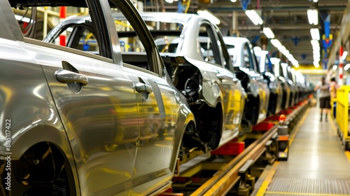 Automotive Manufacturing: Car assembly lines and component manufacturing. 