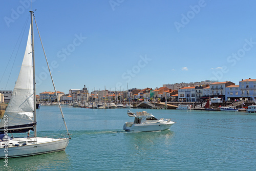 Hafen und Panorama von Chaume Les Sables d´Olonne