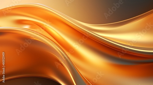 Abstract background with fluid shapes and metallic gradients, adding a touch of elegance and sophistication to digital designs.