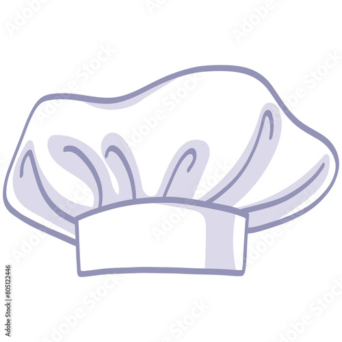 Chef Hat Cap Vector Illustration Art Drawing Icon