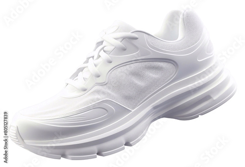 white running shoes, footwear, sneaker, fashion isolated background.