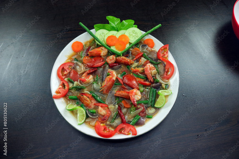 Chinese Prawn or Shrimp Curry with Mixed Vegetables Chinese Prawn or Shrimp Curry with Mixed Vegetables