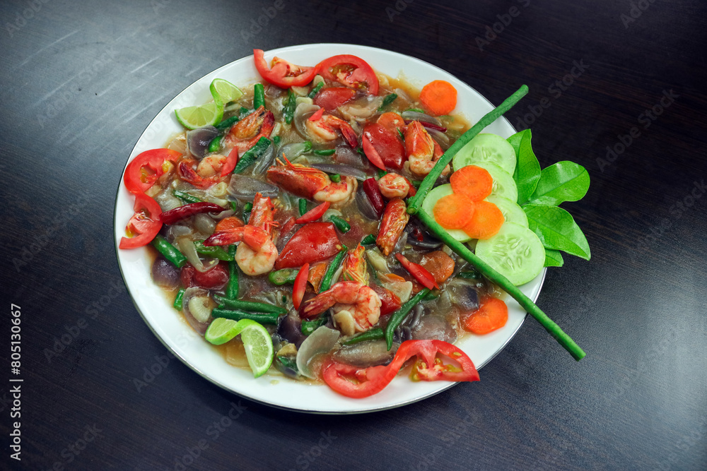 Chinese Prawn or Shrimp Curry with Mixed Vegetables Chinese Prawn or Shrimp Curry with Mixed Vegetables