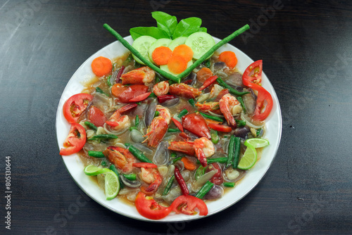Chinese Prawn or Shrimp Curry with Mixed Vegetables