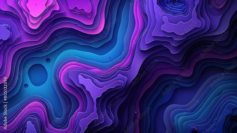 Purple and Blue Abstract Background