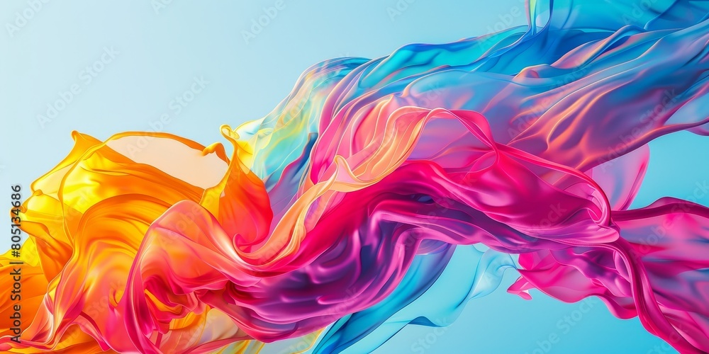 Close Up of a Multi Colored Object Floating in the Air Close Up of a Multi Colored Object Floating in the Air