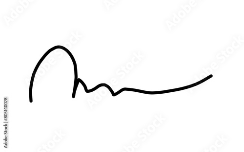 black line scribble illustration, line sign