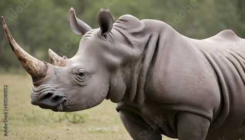 A Rhinoceros With A Majestic Horn  2 © Rasika