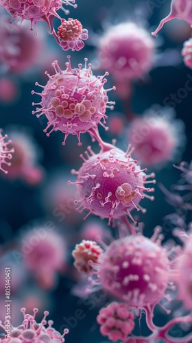 pink bacteria.