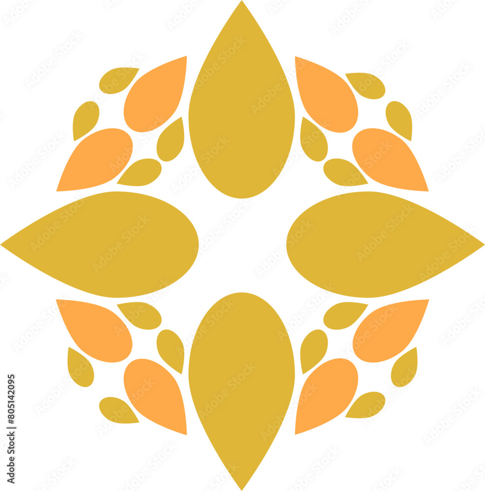 Abstract flower. natural element for design. Abstract flower. natural element for design.