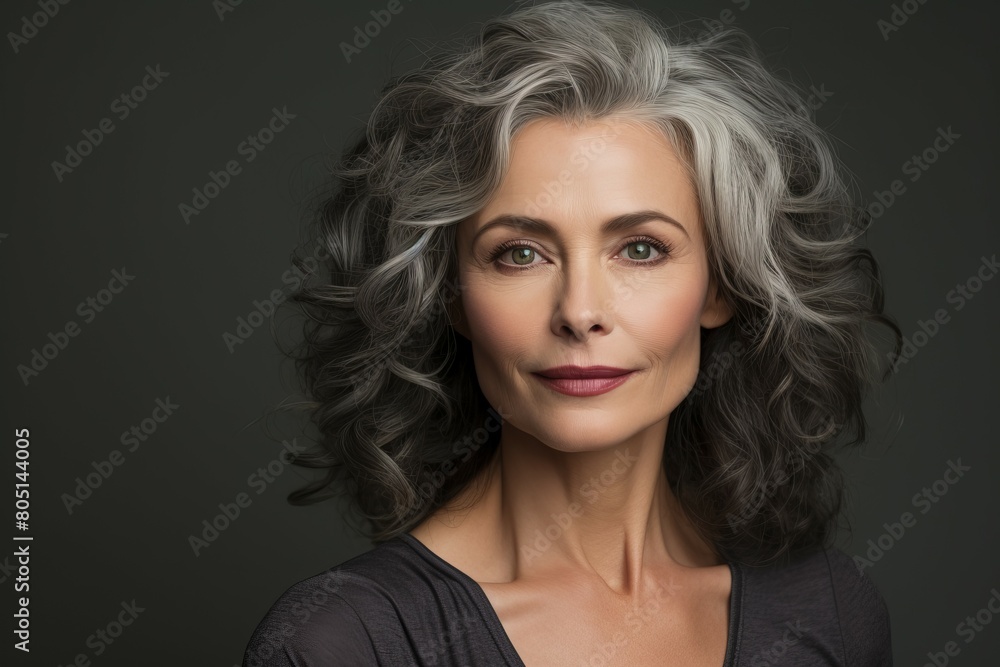 Nurturing Middle aged woman. Positive senior. Generate Ai Nurturing Middle aged woman. Positive senior. Generate Ai