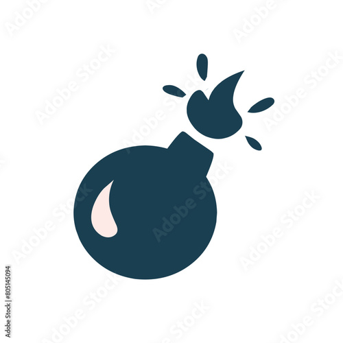 Bomb icon vector illustration © caribaju