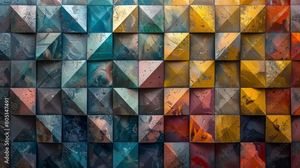 Textures and Patterns Geometric Pattern: A 3D copy space background featuring a geometric pattern Textures and Patterns Geometric Pattern: A 3D copy space background featuring a geometric pattern