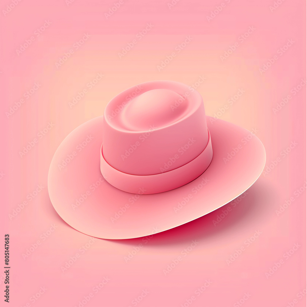 Summer Days 3D Icon, hat Icon, cute Summer Days 3D Icon, hat Icon, cute