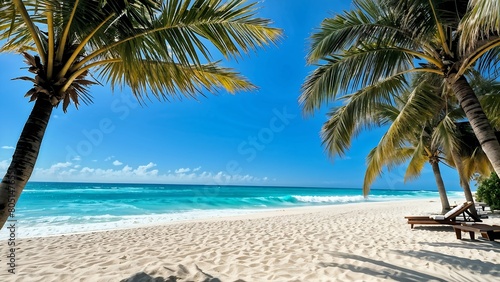 beach with trees