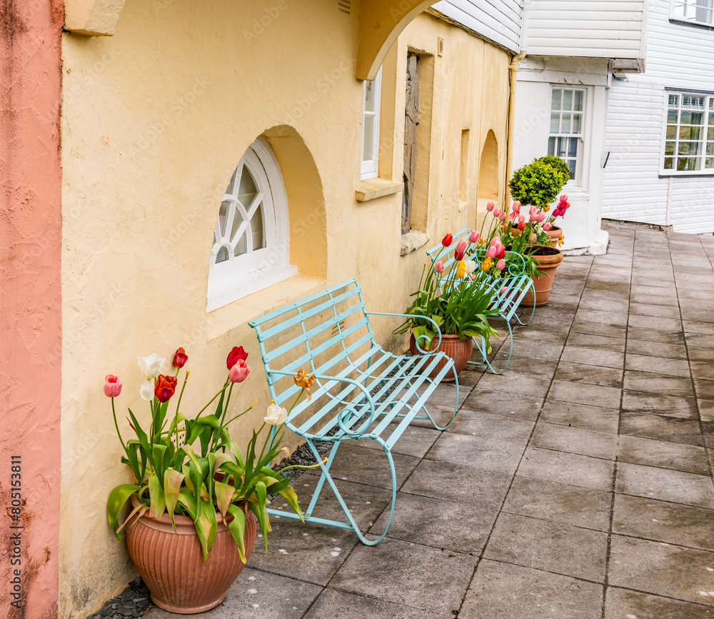 Naklejka premium Views around the Welsh Village of portmerion