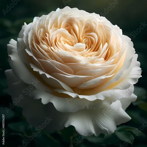 Cream Yves Piaget Rose - Rare roses photo