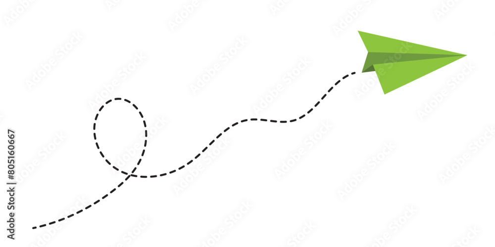 Paper plane with dotted line, Origami paper airplane, Travel symbol, vector illustration. Isolated. Outline. Hand drawn doodle airplane. Black linear paper plane icon eps 10 Paper plane with dotted line, Origami paper airplane, Travel symbol, vector illustration. Isolated. Outline. Hand drawn doodle airplane. Black linear paper plane icon eps 10
