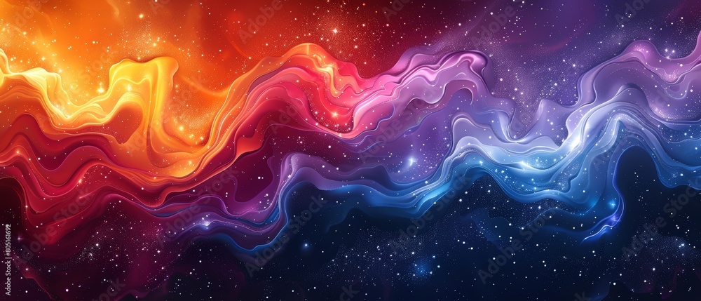 Rainbow abstract illustration. Rainbow abstract illustration.