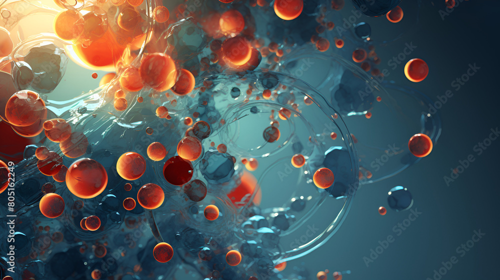 Abstract scene symbolizing the diversity of ideas Abstract scene symbolizing the diversity of ideas
