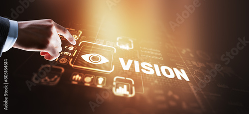 Vision Direction Future Business Inspiration Motivation Concept