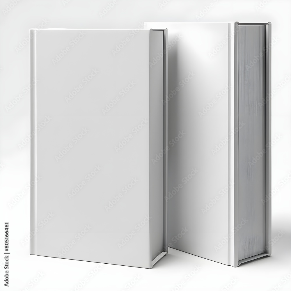 blank book isolated on white Generative AI blank book isolated on white Generative AI