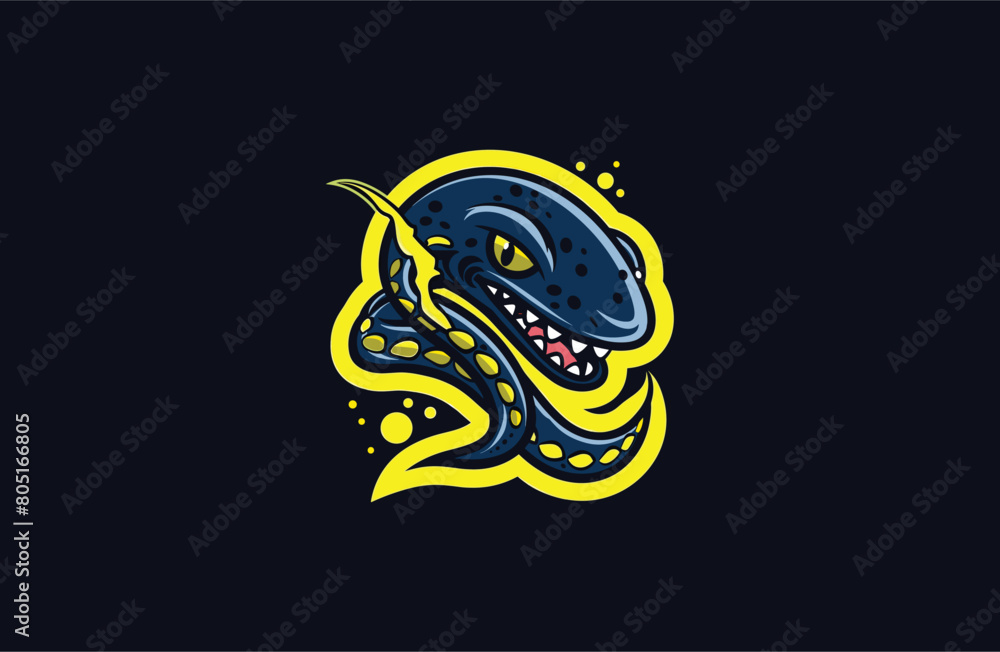 Catfish vector illustration flat design logo Catfish vector illustration flat design logo