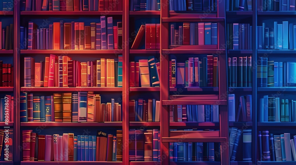 Eyecatching A Spectrum of Organization Vibrant Rainbow Folders Illuminate a Modern Bookshelf Eyecatching A Spectrum of Organization Vibrant Rainbow Folders Illuminate a Modern Bookshelf