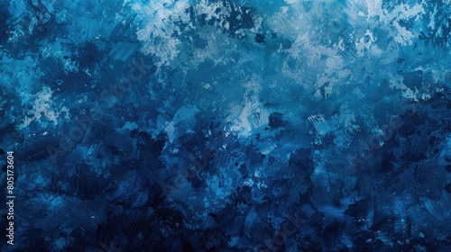 Abstract watercolor paint background dark blue color