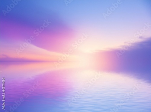 Purple Blue Gradient Vibrant Dreamy Background. Sunrise, Sunset, Sky. photo