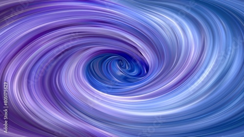  A blue and purple swirl is centered in this circular image