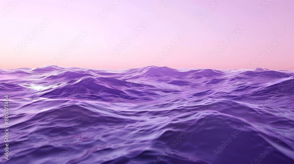 Ocean wave Beautiful purple gradient background smooth and texture