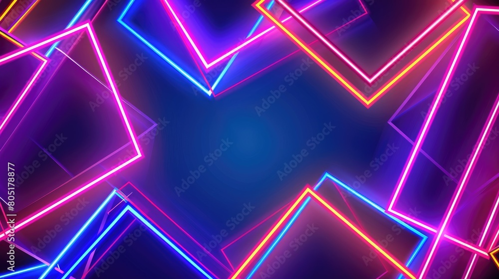 Immerse in the vibrant glow of a neon abstract texture background featuring mesmerizing geometric lines, Ai Generated. Immerse in the vibrant glow of a neon abstract texture background featuring mesmerizing geometric lines, Ai Generated.