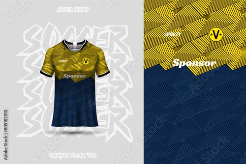 Football jersey design template, suitable for jersey design, background, poster.