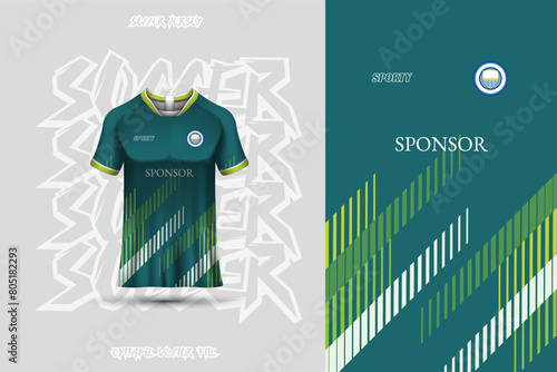 Football jersey design template, suitable for jersey design, background, poster.