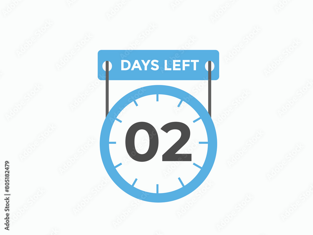 2 days to go countdown template. 2 day Countdown left days banner design. 2 Days left countdown timer
2 days to go countdown template. 2 day Countdown left days banner design. 2 Days left countdown timer