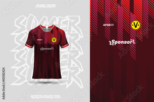 Football jersey design template, suitable for jersey design, background, poster.