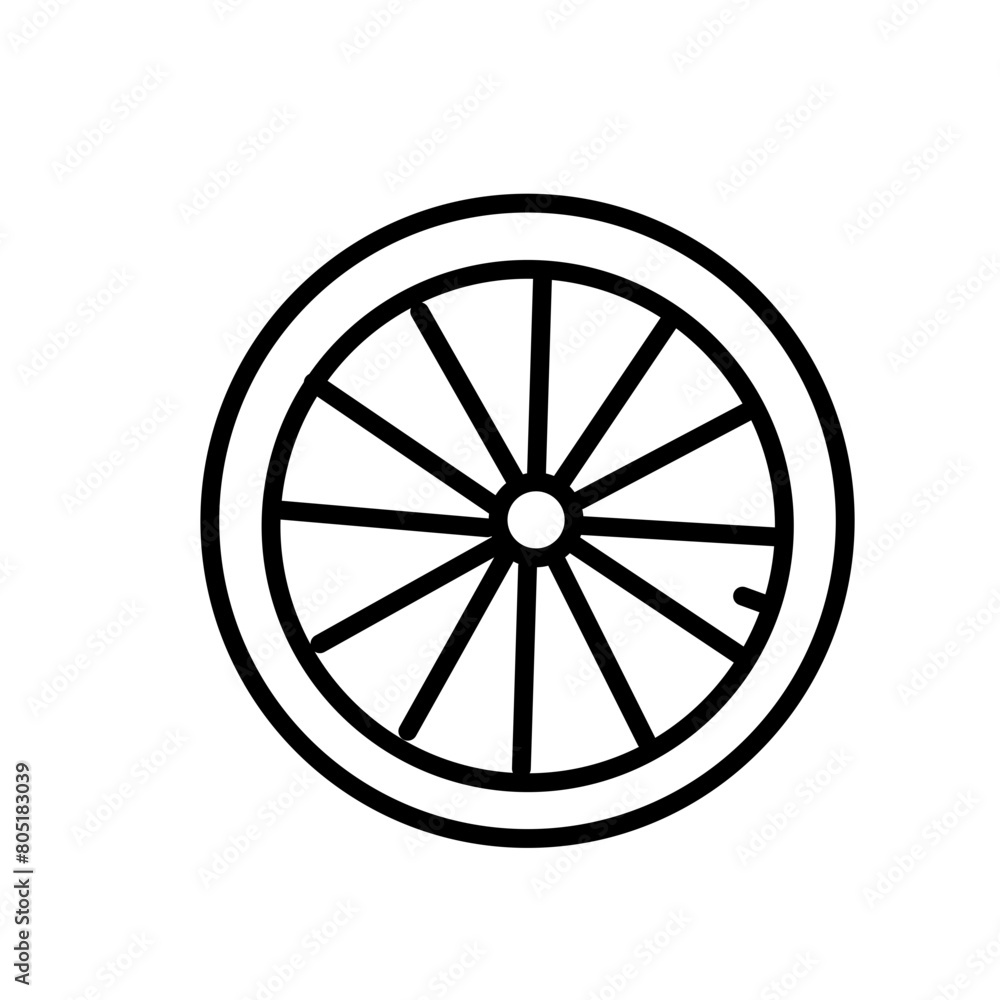 Bicycle Related Line Icon Bicycle Related Line Icon