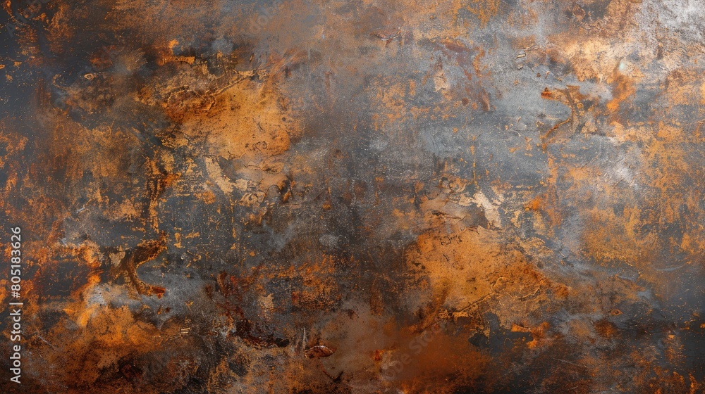 Super realistic photo capturing rust metal texture, Ai Generated. Super realistic photo capturing rust metal texture, Ai Generated.