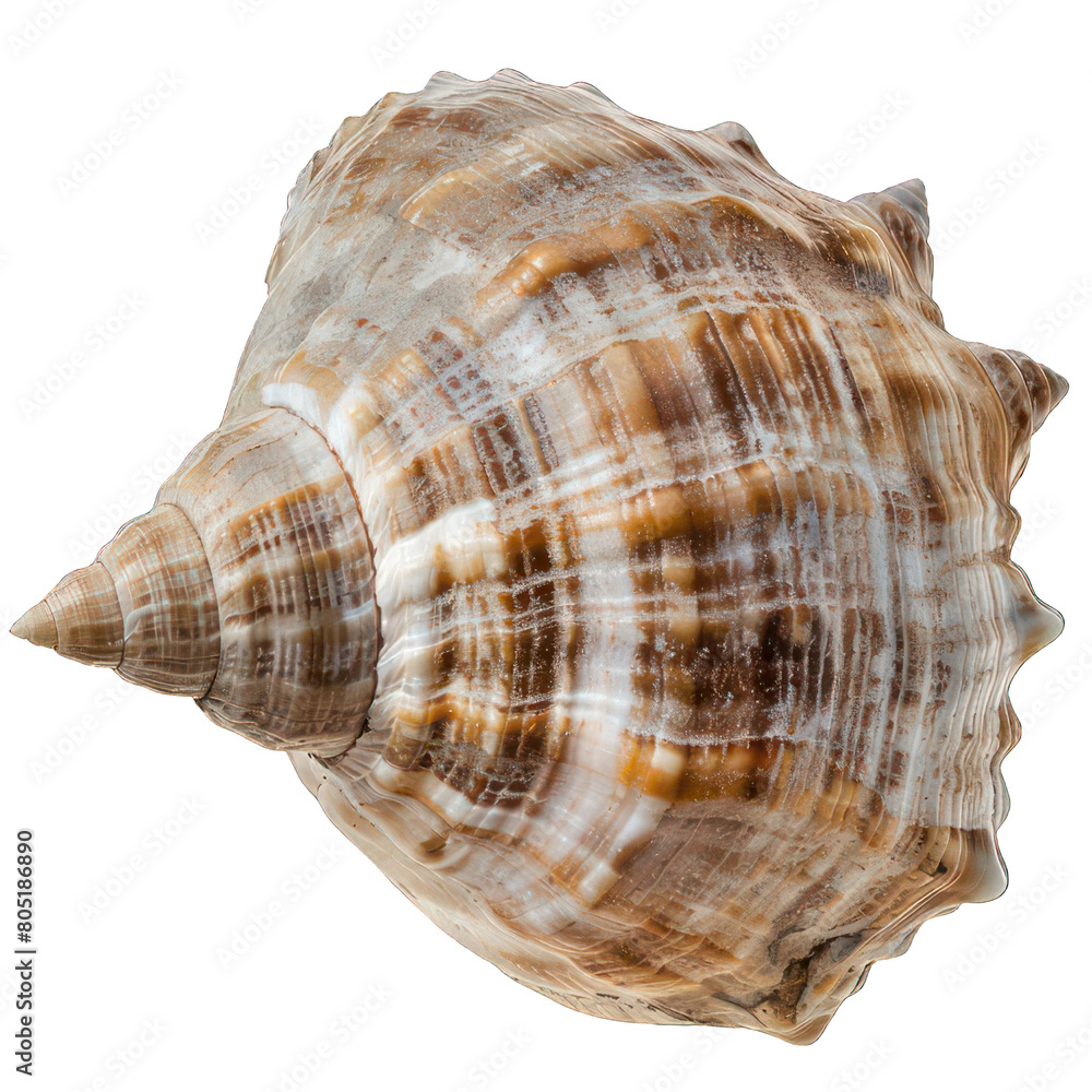 side view of shell transparent isolated on white png