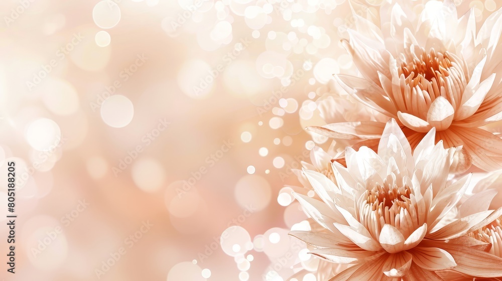 A tight shot of several blooms against a softly blurred backdrop, featuring dots of light in the distance A tight shot of several blooms against a softly blurred backdrop, featuring dots of light in the distance