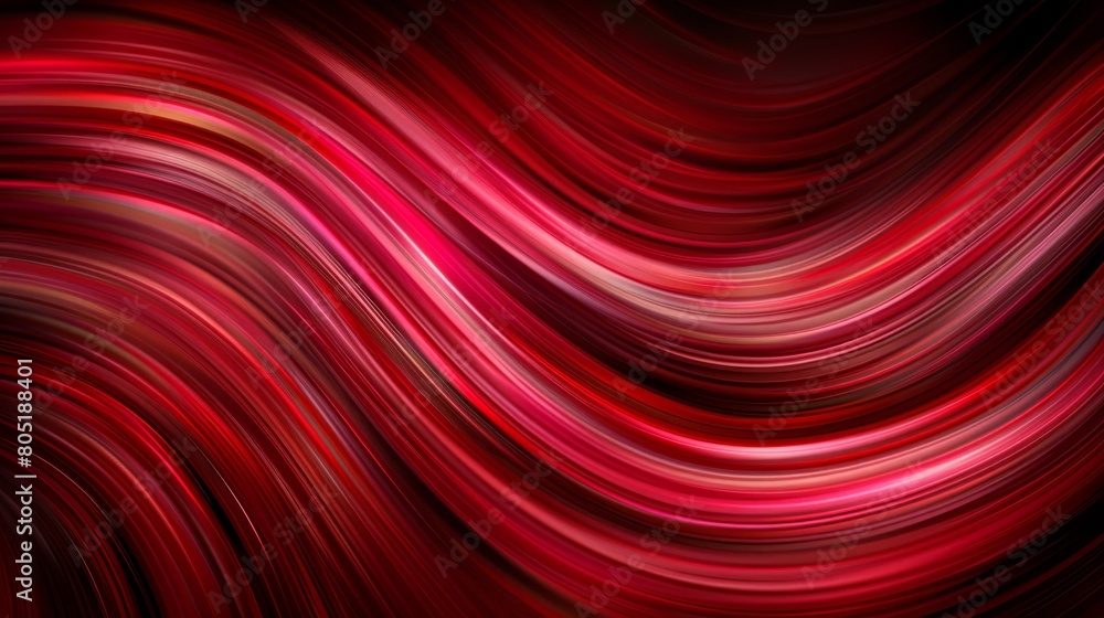 A tight shot of a red-black backdrop, adorned with a wavy pattern ascending at the top and descending at the bottom A tight shot of a red-black backdrop, adorned with a wavy pattern ascending at the top and descending at the bottom