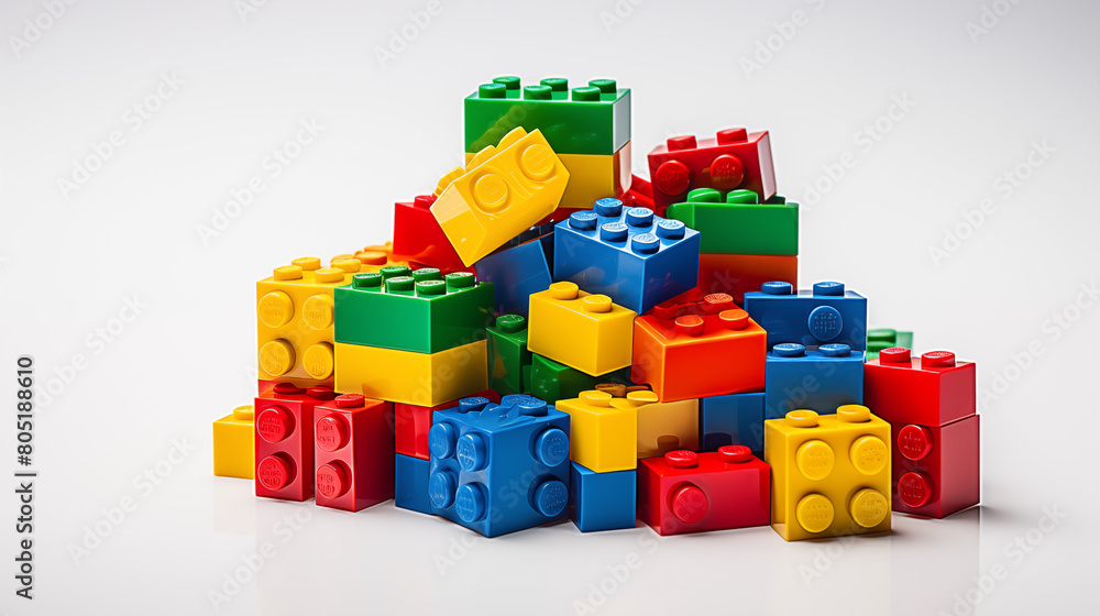 Vibrant Collection of Bricks for Creative Construction Vibrant Collection of Bricks for Creative Construction