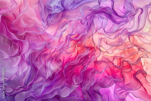 Close-up view of a vibrant purple and pink background. Great for adding a pop of color to designs