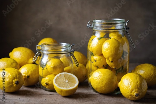 Preserved Lemons in a jar photo