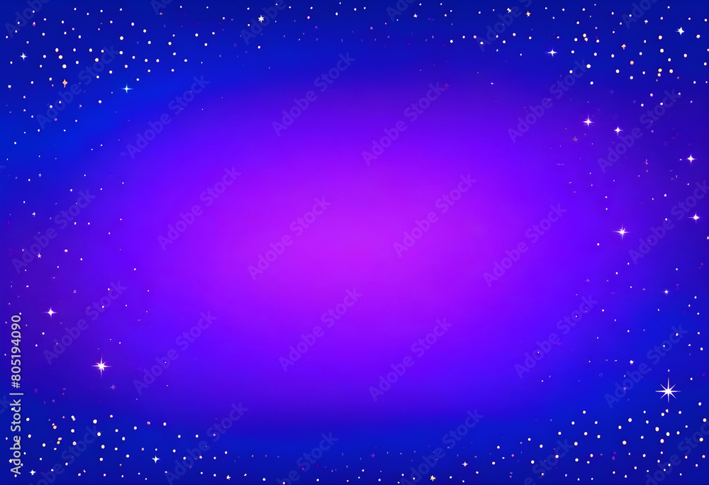 Obraz premium A starry night sky with a purple hue