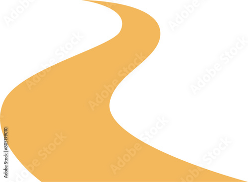 Winding path Illustration 